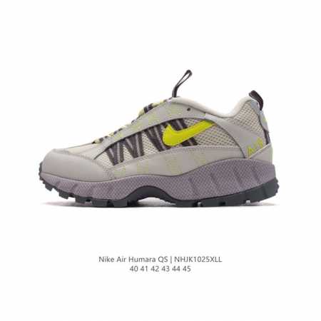 公司级 耐克 NIKE 男士跑步鞋Air Humara Qs 舒适耐磨透气缓震防滑抓地经典款休闲运动鞋，材质使用麂皮、帆布两种面料覆盖，视觉效果十分出众。采用极 - 点击图像关闭