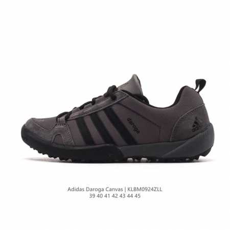 阿迪达斯 Adidas 新款男鞋 Daroga plus Canvas Shoes 徒步越野户外运动鞋，这款可折叠户外运动鞋,旨在为远足和旅行打造。透气织物鞋面 - 点击图像关闭