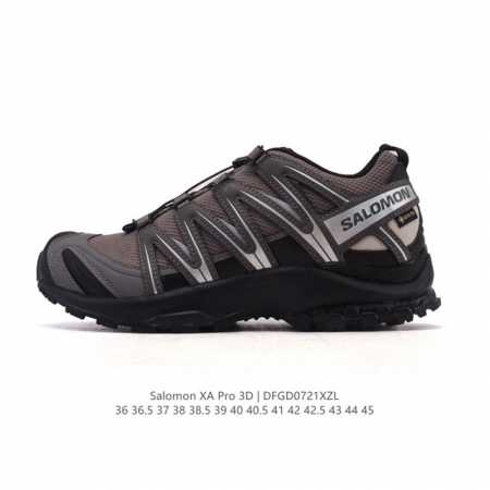 新品公司级 Salomon萨洛蒙 Xa Pro 3D 户外运动 网布减震防滑透气 低帮跑步鞋 男女同款 沙场灰#萨洛蒙Xapro3D 大面积的织物材质让质感超级 - 点击图像关闭