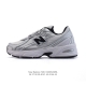 200 【公司级】New Balance Mr740 Nb新百伦系列复古老爹风休闲运动慢跑鞋。采用轻质牛剖革拼接透气网眼衬垫织物鞋面材质 T-Beam大底提供足
