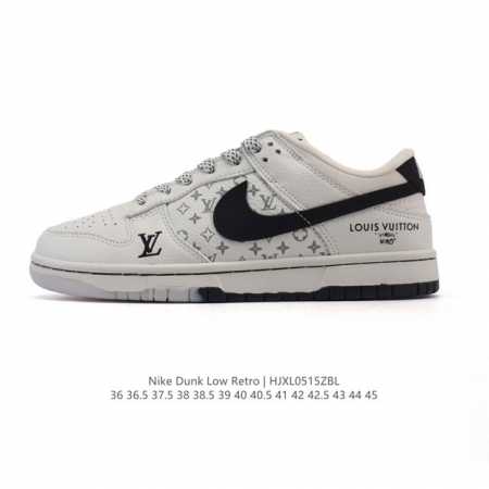 公司级 耐克 Nike Dunk Low Retro 运动鞋复古板鞋 路易威登联名 作为 80 年代经典篮球鞋款 起初专为硬木球场打造 后来成为席卷街头的时尚标 - 点击图像关闭