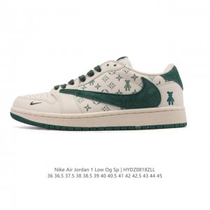 真标 耐克 Nike Air Jordan 1 Low Og Sp Military Blue Aj1乔1倒勾 2025年新款 蛇年新款 低帮篮球鞋 Aj1 乔
