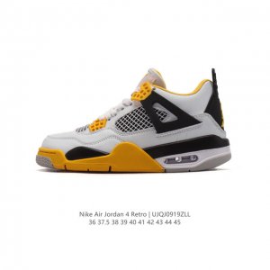 耐克 Nike Air Jordan 4 Retro Og迈克尔 乔丹aj4代乔4 中帮复古休闲运动文化篮球鞋。秉承轻量化的速度型篮球鞋设计思想完成设计，降低重