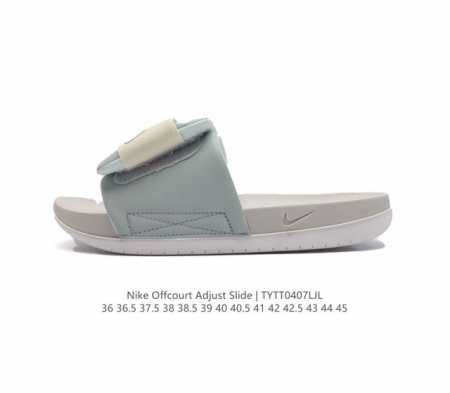 耐克 Nike Offcourt Adjust Slide 男女子拖鞋缓震 夏季 魔术贴 沙滩运动防水凉拖鞋 类型：男女鞋 尺码：36-45含半码 编码：Tyt - 点击图像关闭