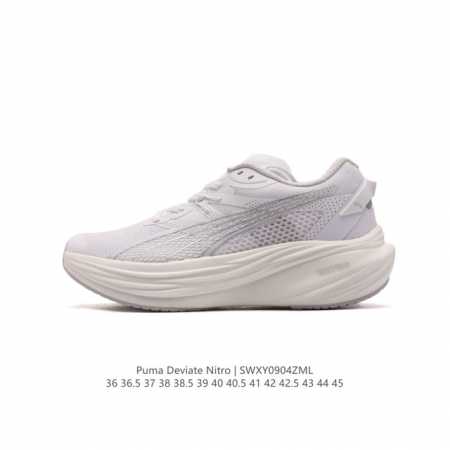 公司级 彪马 Puma Deviate Nitro3男女士跑步鞋减震舒适缓冲回弹简约软底运动鞋注氮泡沫橡胶鞋垫耐磨防滑百搭老爹鞋 Deviate Nitro 是 - 点击图像关闭
