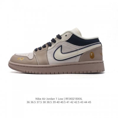 公司级 真标 耐克Bape X Nike Air Jordan 1 Low Military Blue Aj1乔1 低帮篮球鞋 Aj1 乔丹1代 Aj1 乔1复