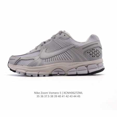 公司级 Nike 耐克夏季 Zoom Vomero 5 运动鞋休闲训练跑步鞋。Nike Zoom Vomero 5 男女子运动鞋妥帖包覆足部，提供透气支撑效果。 - 点击图像关闭