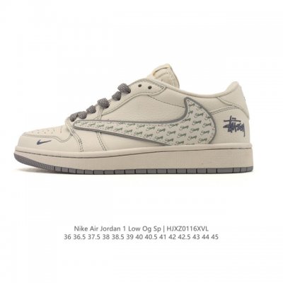 公司级 耐克 Nike Air Jordan 1 Low Og Sp Military Blue Aj1乔1倒勾 2026年新款低帮篮球鞋 Aj1 乔丹1代 A