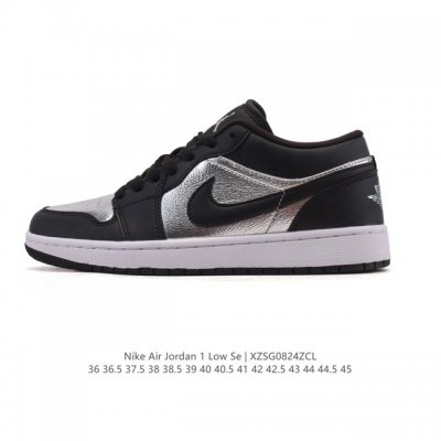 耐克 乔丹Air Jordan 1 Low Aj1 乔1 乔丹1代Aj1 低帮复古文化休闲运动篮球鞋。该鞋款从 1985 年元年款汲取设计灵感，焕新演绎简约经典