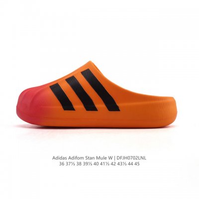 阿迪达斯 Adidas Originals Adifom Superstar 木屐鞋 鸭鸭鞋 潮男女运动板鞋 包头 拖鞋 凉鞋。鞋子由 50% 的天然和可再生材