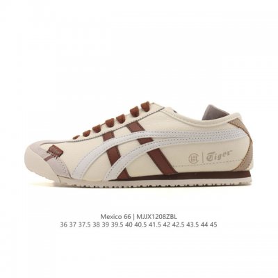 鬼冢虎Onitsuka Tiger Mexico 66 一脚蹬男女同款皮革鞋面休闲板鞋 1183A360鬼冢虎Onitsuka Tiger的Mexico 66系