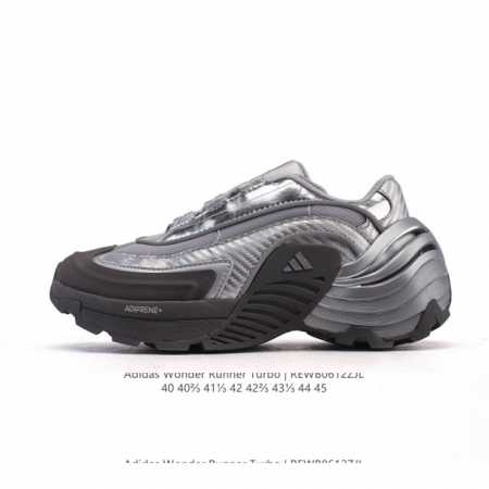 新品 阿迪达斯新款 Adidas Fos系列Wonder Runner Turbo厚底运动鞋阿迪达斯轻运动鞋舒适防滑耐磨 低帮缓震跑步鞋 厚底增高男款老爹鞋，外 - 点击图像关闭
