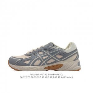 Asics 亚瑟士 Gel- Tr 中性休闲运动鞋复古休闲鞋运动时尚百搭增高老爹鞋，此款 Gel- Tr 为经典款式，宽大鞋型，复古的蓝白撞色，鞋身线条棱角分明
