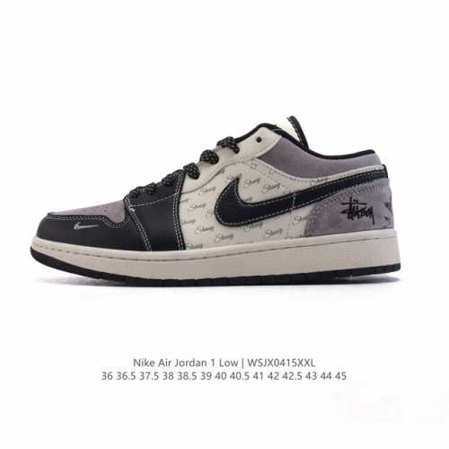 公司级 耐克 乔丹Air Jordan 1 Low Aj1 乔1 乔丹1代Aj1 低帮复古文化休闲运动篮球鞋。从1985 年面世的元年款汲取设计灵感，采用简洁大