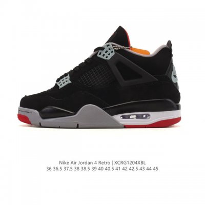 公司级 耐克 Nike Air Jordan 4 Retro Og迈克尔 乔丹Aj4代乔4 低帮复古休闲运动文化篮球鞋。秉承轻量化的速度型篮球鞋设计思想完成设计