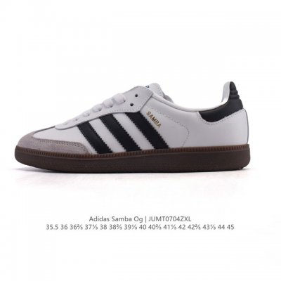 公司级 阿迪达斯 德训鞋 Adidas Originals Samba Og Shoes 经典运动鞋小白鞋 T头鞋 男女士板鞋 彰显休闲摩登风情的时尚经典鞋。它