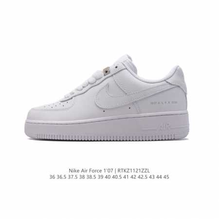 耐克 Nike Air Force 1 '07 Low 空军一号含气垫 小白鞋 低帮百搭厚底增高休闲运动板鞋。柔软、弹性十足的缓震性能和出色的中底设计，横跨复古 - 点击图像关闭