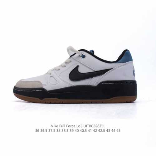 耐克 Nike 全新鞋型 来了！Nike Full Force Low 时尚复古运动板鞋，复古气质爆棚！近年来复古风的兴起，众多品牌纷纷推出自己的全新鞋款，势必