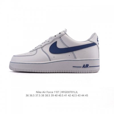 耐克 Nike Air Force 1 '07 Low 空军一号含气垫 小白鞋 低帮百搭厚底增高休闲运动板鞋。柔软、弹性十足的缓震性能和出色的中底设计，横跨复古