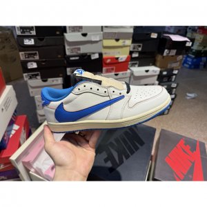 A8特价头层 travis Scott X Air Jordan Aj1 Low Og Sp Ts联名 黑棕倒钩低帮 Dm7866-202 毫无疑问市场中端王者