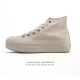 Converse 高帮 厚底增高女士运动鞋 匡威全明星复古 休闲百搭板鞋 经典透气帆布面慢跑鞋。这个系列是匡威最古老的系列了。是匡威品牌公司 8年成立以来就有的