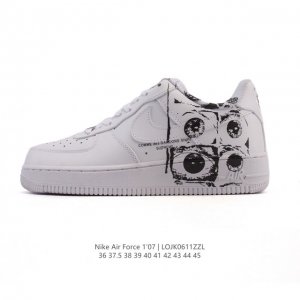 耐克 Nike Air Force 1 '07 Low 2025新年新款 蛇年限定 空军一号含气垫 小白鞋 低帮百搭厚底增高休闲运动板鞋。柔软、弹性十足的缓震性