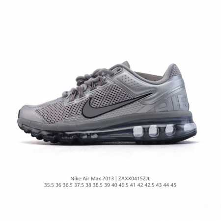 公司级 耐克 Nike Air Max 系列经典人气单品强势回归。Nike Air Max 2013 男女子气垫运动鞋 厚底增高跑步鞋，延续以往的时尚格调和运动 - 点击图像关闭
