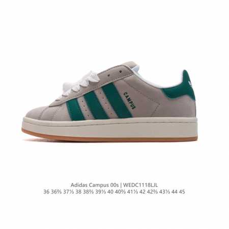Adidas阿迪达斯.三叶草campus 00S 面包鞋复古休闲板鞋。千禧回潮！Adidas Campus 00S 经典再现！面包化的campus鞋款在今年受到 - 点击图像关闭