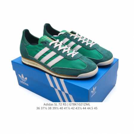 顶级纯原版本 阿迪达斯Adidas SL 72 SHOES 经典复古薄底运动鞋 T头鞋 三叶草复古休闲跑步鞋休闲运动鞋 这款经典运动鞋携复古型格，来访你的活力日 - 点击图像关闭