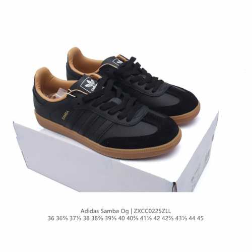 真标 阿迪达斯 德训鞋 Adidas Originals Samba Og Shoes 经典运动鞋小白鞋 T头鞋 男女鞋 彰显休闲摩登风情的时尚经典鞋。它诞生于