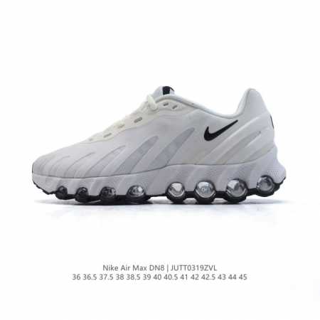 180 【公司级】耐克 Nike Air Max Dn8 全掌气垫科技运动跑步鞋Fq7860-005。鞋款采用醒目渐变织物和动态波浪状结构鞋面，搭配黑色中底和外 - 点击图像关闭