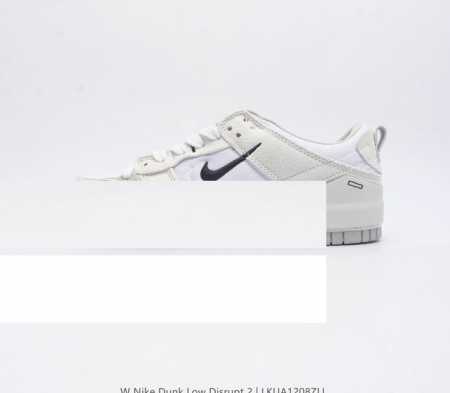 耐克nike Dunk Low Disrupt 2 轻量扣篮破坏二代系列全新解构风低帮休闲运动滑板板鞋男女子运动鞋 该款运动鞋采用靓丽惹眼的专属定制设计，革新升 - 点击图像关闭