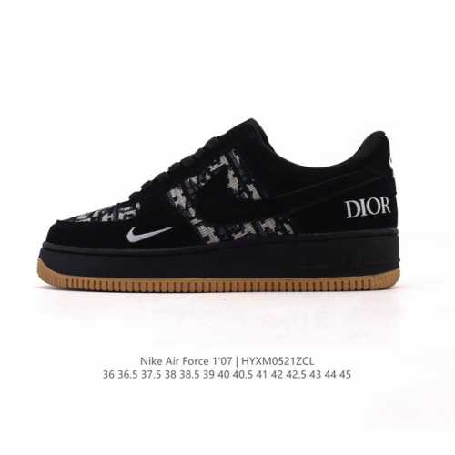 耐克 Nike Air Force 1 '07 空军一号男女子运动鞋复古篮球鞋 巧妙结合复古美学和新潮魅力 旨在致敬 40 年来风靡世界的元年款篮球鞋 皮革织物
