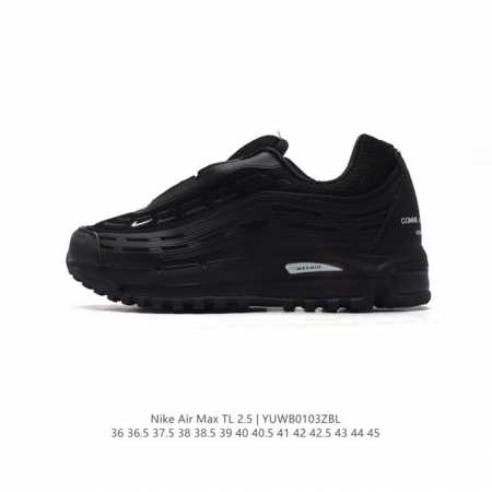 公司级 Nike耐克男女鞋2024冬款 Cdg X Nike Air Max Tl 2.5 联名款复古风跑鞋 缓震运动鞋 侃爷亲穿同款！鞋身自带大量 3M 反光 - 点击图像关闭