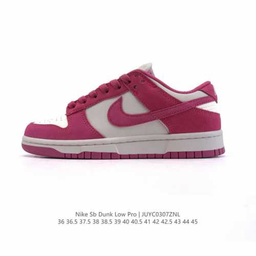 210 【公司级】耐克 Nike Sb Dunk Low Pro 男女同款运动鞋复古板鞋。采用柔软皮革鞋面，经久耐穿，塑就如元年款 Dunk 般的复古质感。鞋头