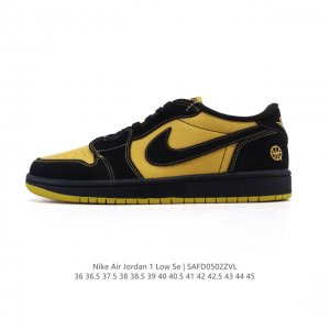 耐克 乔丹Air Jordan 1 Low Aj1 乔1 乔丹1代Aj1 低帮复古文化休闲运动篮球鞋。从1985 年面世的元年款汲取设计灵感，采用简洁大方的经典