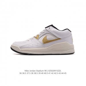 真标 耐克男女士运动板鞋 Nike Air Jordan Stadium 90 Stadium 乔丹 Aj 90 篮球鞋。Jordan Stadium 90充满