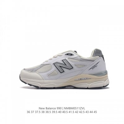 New Balance 新百伦 Nb990 真标带半码 新百伦m990系列 Nb经典休闲运动慢跑鞋 简约舒适百搭时尚复古老爹鞋。990系列是new Balanc