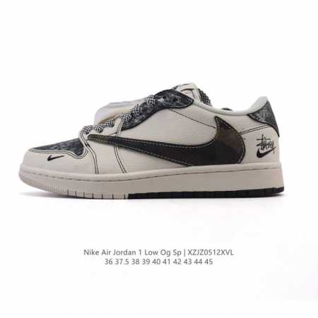 公司级 真标 耐克 Nike Air Jordan 1 Low Og Sp Military Blue Aj1乔1倒勾 2025年新款 蛇年新款 低帮篮球鞋 A - 点击图像关闭