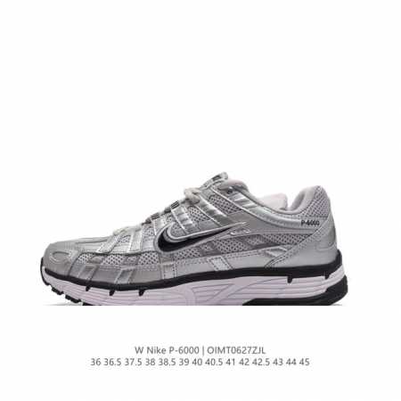 耐克 NIKE 男女子休闲运动鞋P-6000Premium 轻便舒适透气防滑缓震耐磨跑步鞋。P-6000 是一款植根于 2000 年代风格的混合款式，让人想起去 - 点击图像关闭
