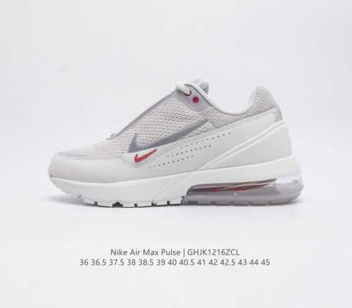 真标 Nike耐克 Air Max Pulse 技术风球鞋 休闲运动气垫跑步鞋 大热潜力股 Nike 亮相全新 Air Max Pulse 鞋型 舒适到飞 律动