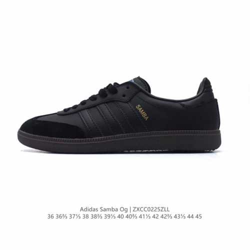 真标 阿迪达斯 德训鞋 Adidas Originals Samba Og Shoes 经典运动鞋小白鞋 T头鞋 男女鞋 彰显休闲摩登风情的时尚经典鞋。它诞生于