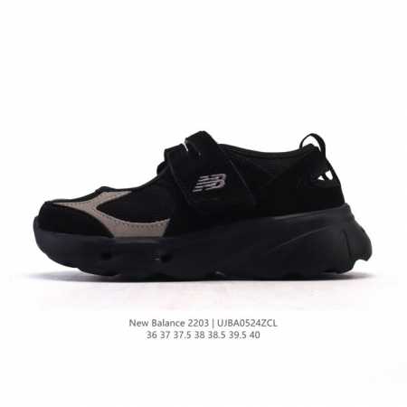 新品公司级 新百伦 New Balance Nb 2203 玛丽珍女士运动休闲鞋 潮流复古运动 织物人造革轻便 低帮 休闲跑步鞋 时尚玛丽珍 #魔术贴鞋 配色太 - 点击图像关闭