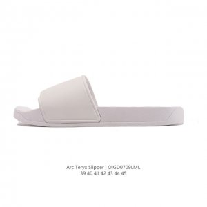新品公司级 始祖鸟 Arcteryx Slipper系列 运动休闲 沙滩凉拖鞋 始祖鸟橡胶软底拖鞋 防滑一字拖鞋 一脚蹬男款 白色，舒适鞋底设计，重要的是不臭脚