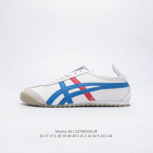 Asics 亚瑟士 男女鞋真标半码制 日产经典老牌-鬼塚虎 Onitsuka Tiger Mexico 66经典墨西哥系列复古经典百搭板鞋休闲运动鞋慢跑鞋 采用