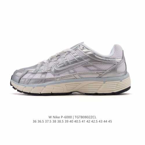 耐克 Nike 男女子休闲运动鞋 P-6000Premium 轻便舒适透气防滑缓震耐磨跑步鞋。P-6000 是一款植根于 2000 年代风格的混合款式，让人想起