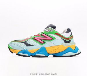 新百伦Freshgoods x New Balance NB9060 联名款 复古休闲运动慢跑鞋 #鞋款灵感源自设计师本人对夏日的怀日回忆 鞋面大身由空间双格及