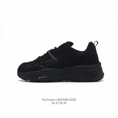 Fila Fusion 意大利百年经典运动品牌，网红单品 小红书推荐爆款 Fila斐乐火星鞋新款复古百搭运动鞋斐乐潮牌文化篮球鞋 街头风运动鞋老爹鞋厚底跑步鞋跑