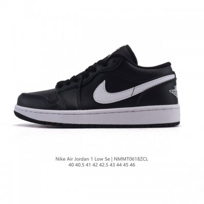 耐克 乔丹Air Jordan 1 Low Aj1 乔1 乔丹1代Aj1 低帮复古文化休闲运动篮球鞋。从1985 年面世的元年款汲取设计灵感，采用简洁大方的经典
