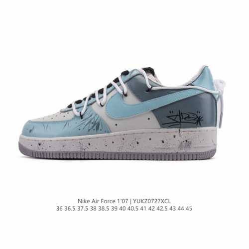 公司级 Af1耐克 Nike Air Force 1 ‘07 Low 空军一号 小白鞋 解构绑带 双鞋带 厚底增高百搭运动板鞋 原楦头原纸板 打造纯正空军版型，